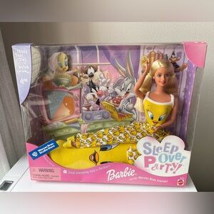 Sleepover Party Barbie Doll by Warner Bros